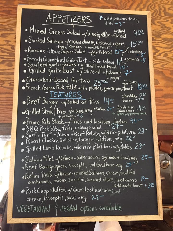 The Dandelion Kitchen Menu-1